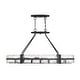 preview thumbnail 7 of 5, Hudson 10-Light Oval Chandelier in Matte Black