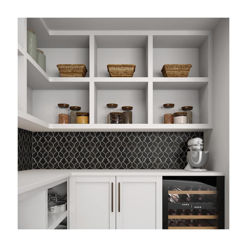 Daltile Lavaliere Natural Stone Intertwining Arabesque Mosaic (10 Pc per Carton) (7.90 Sqft per Carton)