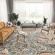 preview thumbnail 1 of 51, Caprice Mid-Century Modern Floral Indoor Area Rug 3'11'' x 5'3'' - Seafoam