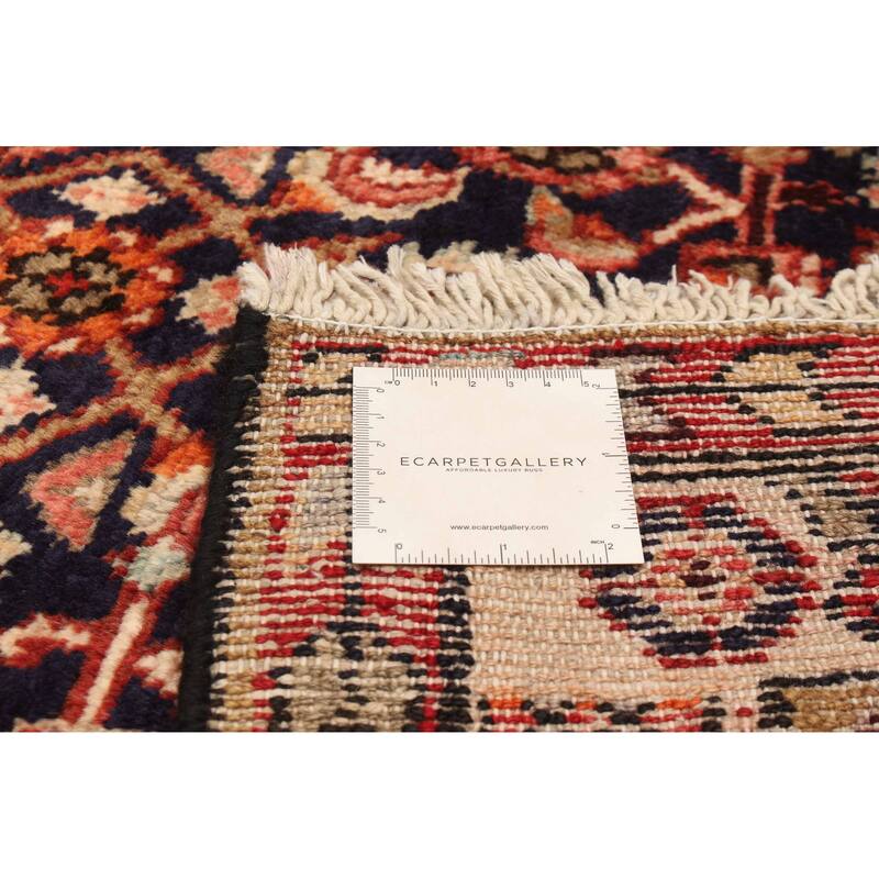 ECARPETGALLERY Hand-knotted Andelz Navy Wool Rug - 3'5 x 9'11