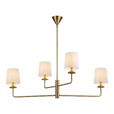 Alora Lighting CH497445 Bridgette 4 Light 44" Wide Chandelier with
