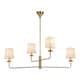 Option Brushed Gold / White Linen