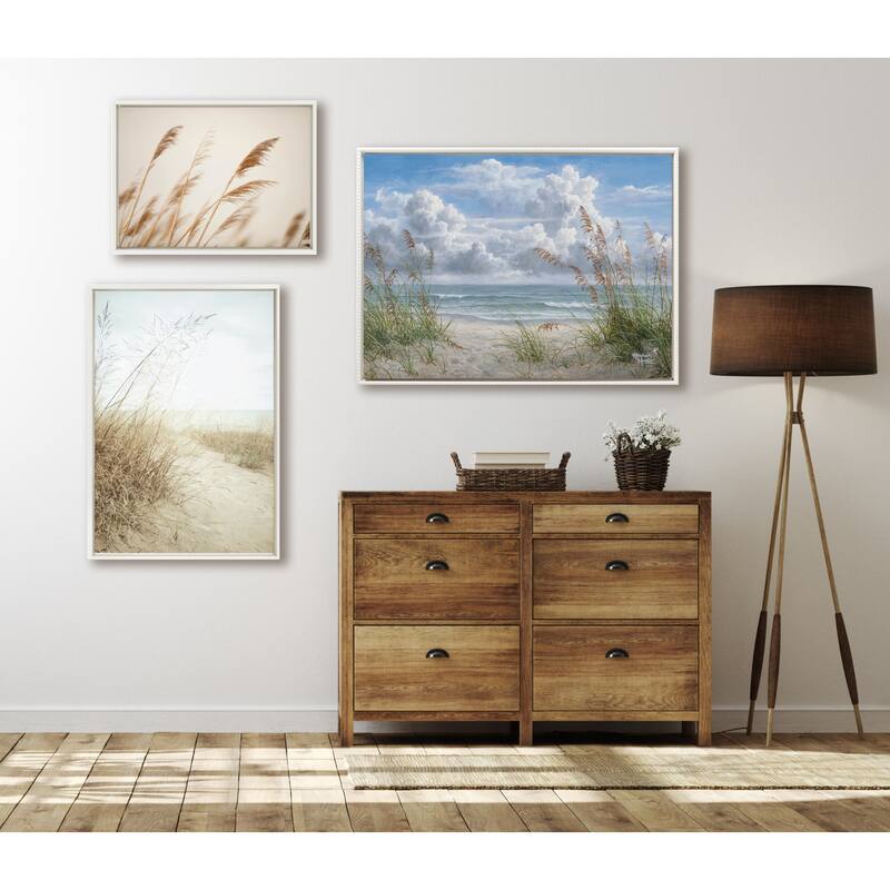 Kate and Laurel Sylvie Beaded Summer Breeze Canvas by Abraham Hunter