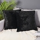 preview thumbnail 58 of 101, Deconovo Velvet Throw Pillow Covers, Pack of 2 (Covers Only) 16x16 - Black