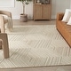 preview thumbnail 1 of 49, Nourison Graceful Indoor only Geometric Wool Area Rug 7' 9" x 9' 9" - Ivory