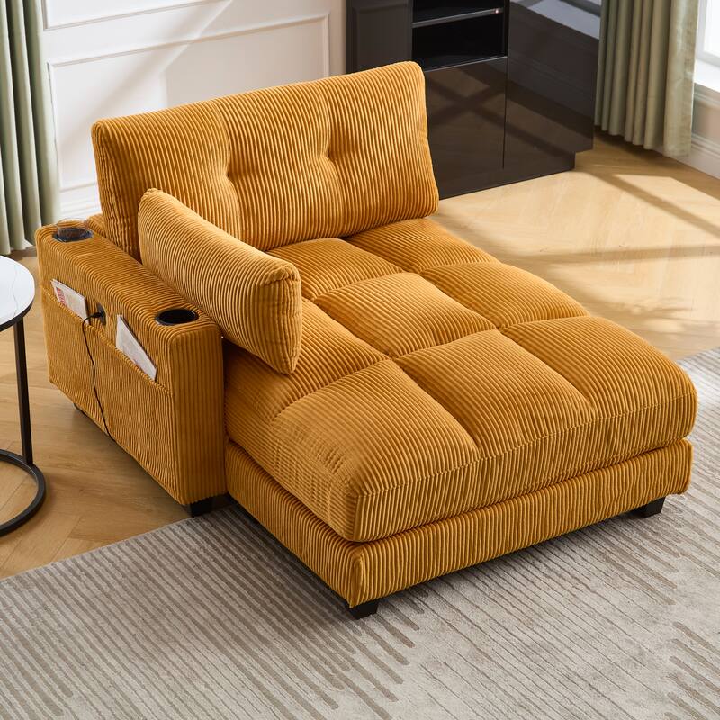 Sleeper Sofa Couch Bed,Oversized Chaise Lounge Chair Cozy Cloud Couch