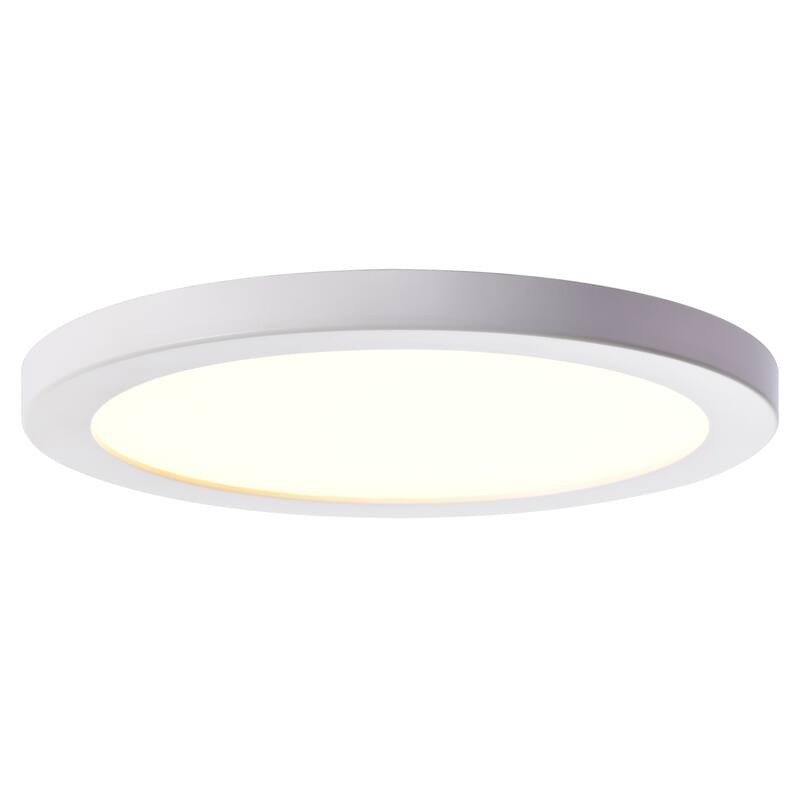 White Round Flat 3000K 4000K 5000K Integrated LED Flush Mount Ceiling Light Disk Light for Hallway Living Room