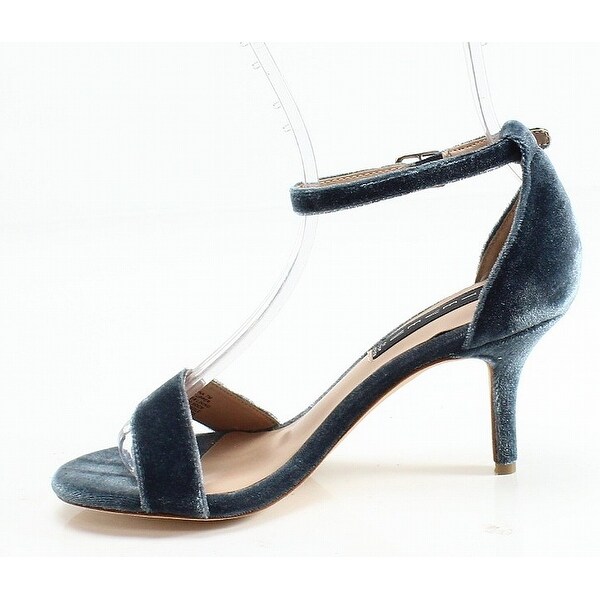 steve madden blue velvet heels