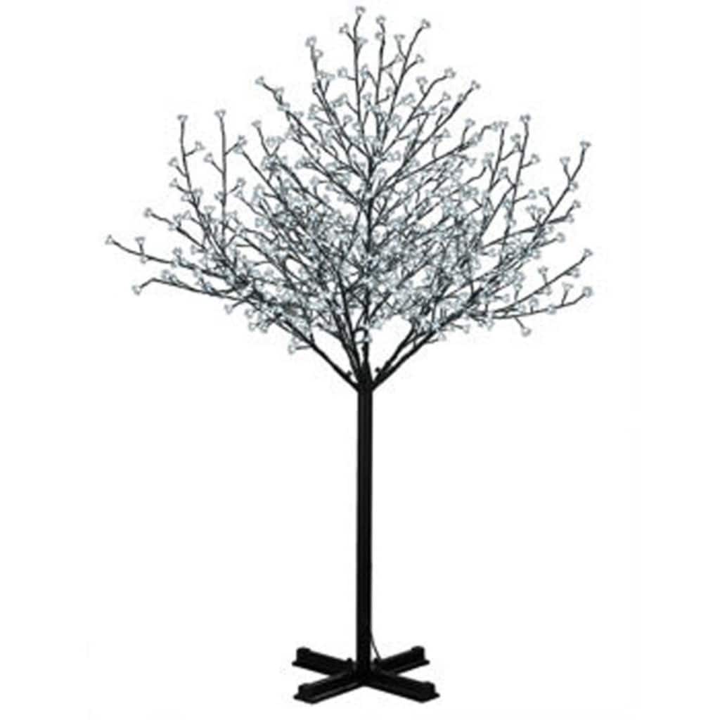 7' Pre-Lit Cherry Blossom Artificial Tree, LED Warm White Lights
