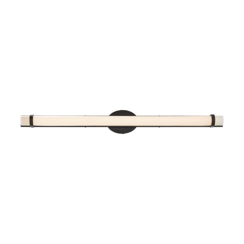 Slice 36 in. LED Vanity Fixture Aged Bronze Finish - Aged Bronze
