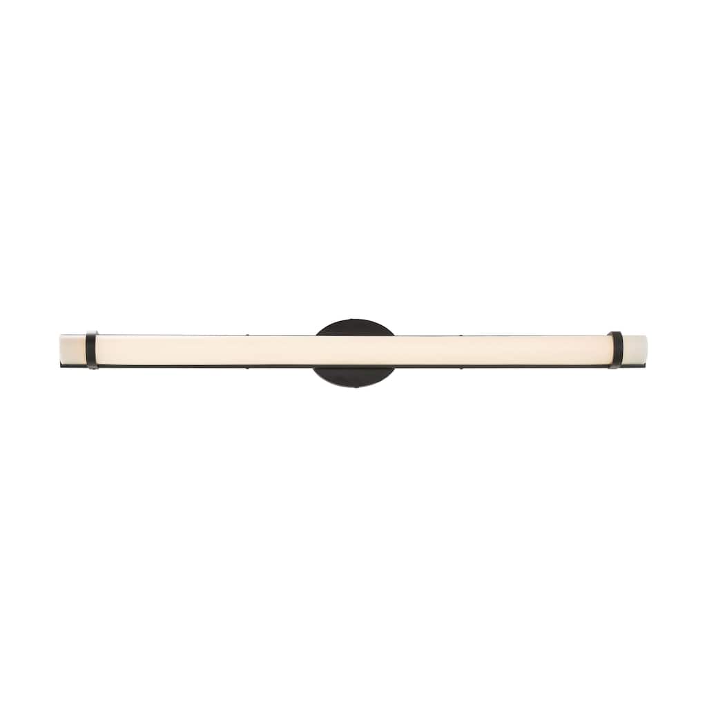 Slice 36 in. LED Vanity Fixture Aged Bronze Finish - Aged Bronze