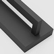 preview thumbnail 7 of 26, Matte Black Modern Linear Integrated LED Outdoor Wall Sconce with Vertical Light Strip