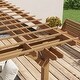 Outsunny 2 X 2m Wooden Pergola Kit, Decorative Garden Gazebo