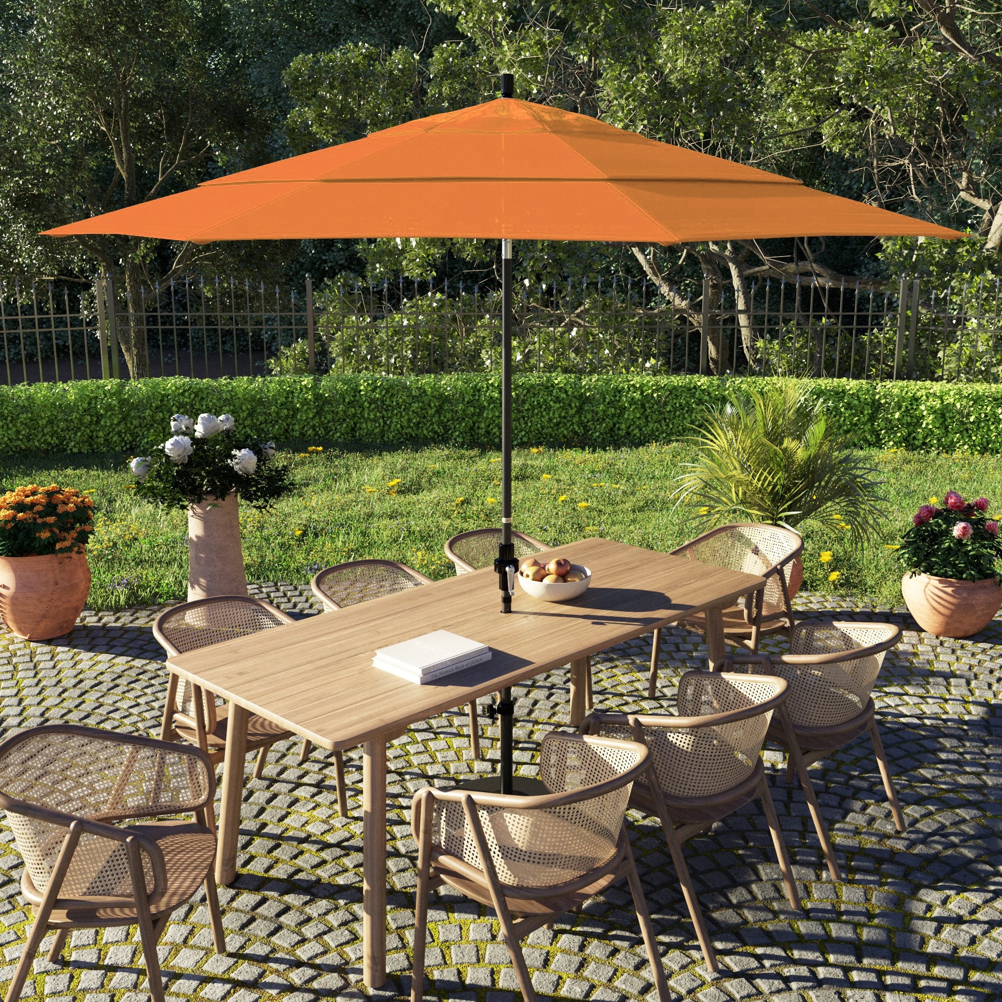 california umbrella 11-ft. sun master black finish patio umbrella PURPLE LEAF Outdoor 11 Feet Round for Pool Grey The industry standard has been raised by this extra Discover The Sun Master Series