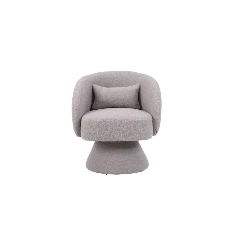 Modern 360 Degree Swivel Accent Chair Armchair, Comfy Velvet Barrel Chair for Living Room,Round Swivel Accent Chair Corner Chair