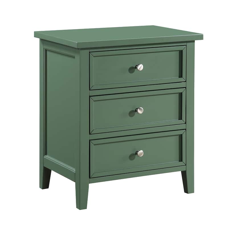 Lomello 3-drawer Nightstand by Greyson Living - Vintage Green
