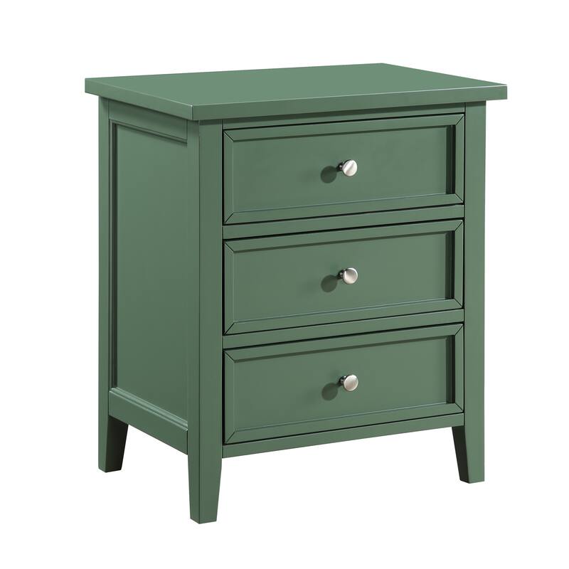 Luca 3-drawer Nightstand, Bedroom Furniture
