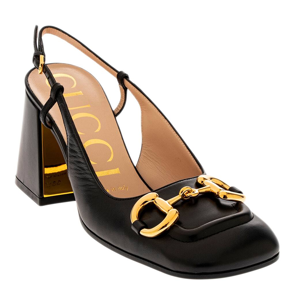Gucci Mid-heel Slingback with Horsebit