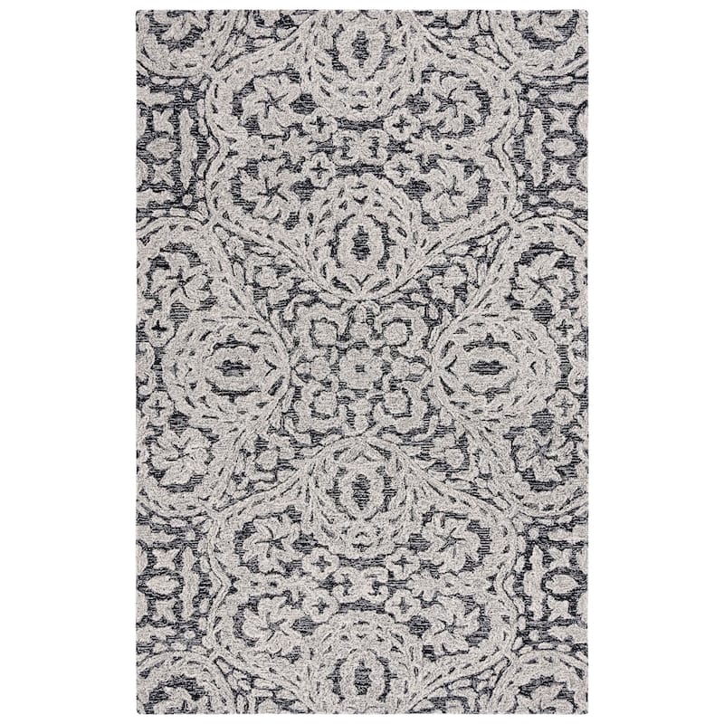 SAFAVIEH Handmade Metro Shafika Floral Wool Rug