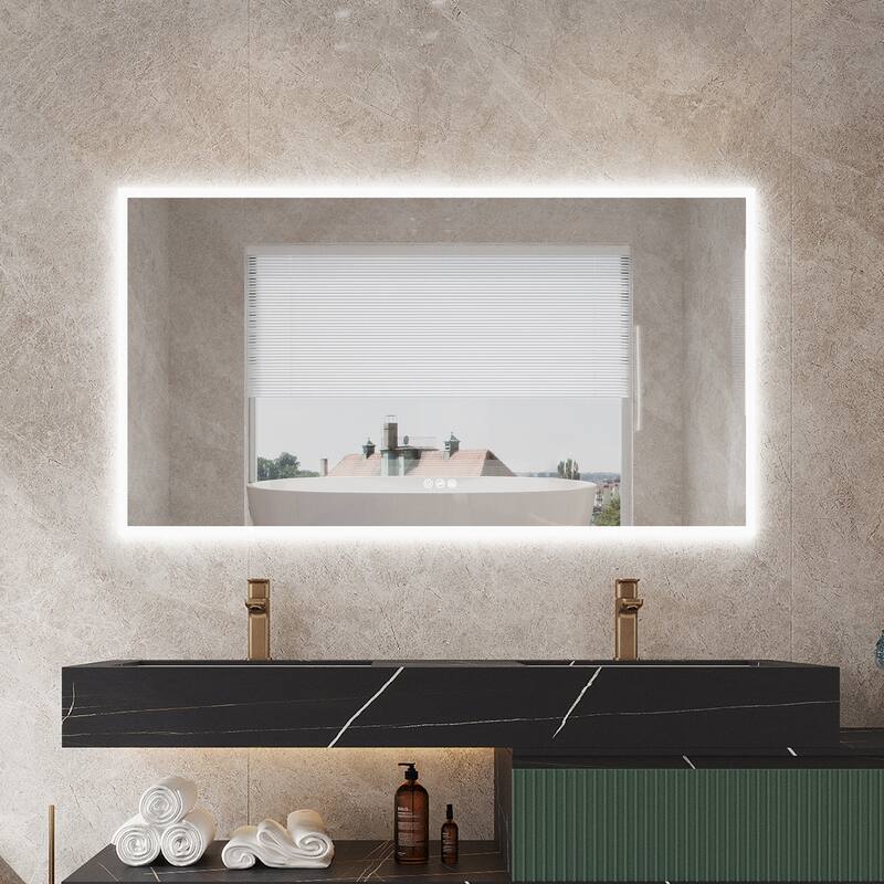 Modern Wall Mounted LED Bathroom mirror