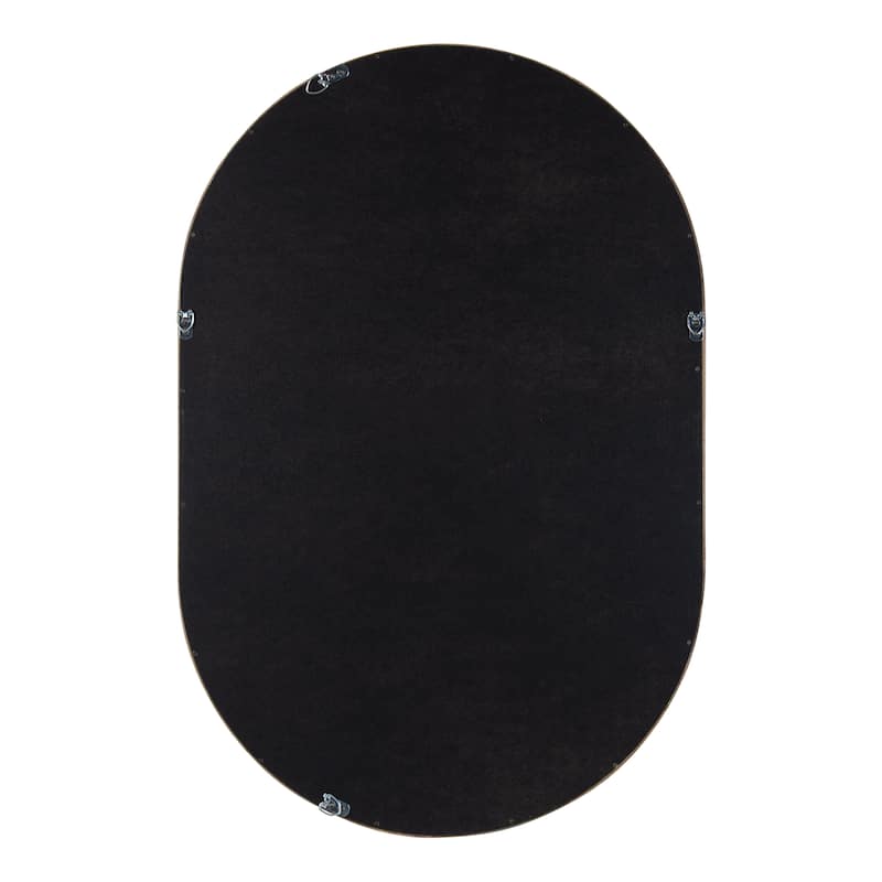 Kate and Laurel Hutton Wood Framed Capsule Mirror