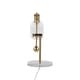 preview thumbnail 17 of 25, Marcel Contemporary Table Lamp with Glass Shade and Marble Base