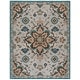 preview thumbnail 12 of 14, SAFAVIEH Handmade Blossom Regine French Country Wool Rug 8' x 10' - Beige/Blue - Rectangle