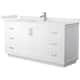 Option White / White Quartz Top / Brushed Nickel Hardware