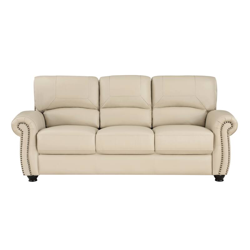 Ionia 2-Piece Leather Match Living Room Sofa Set