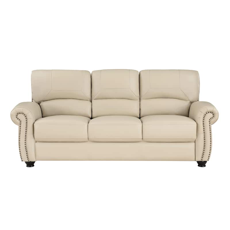 Ionia Leather Match Living Room Sofa