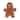 Gingerbread Warmth Poly Filled Throw Pillow