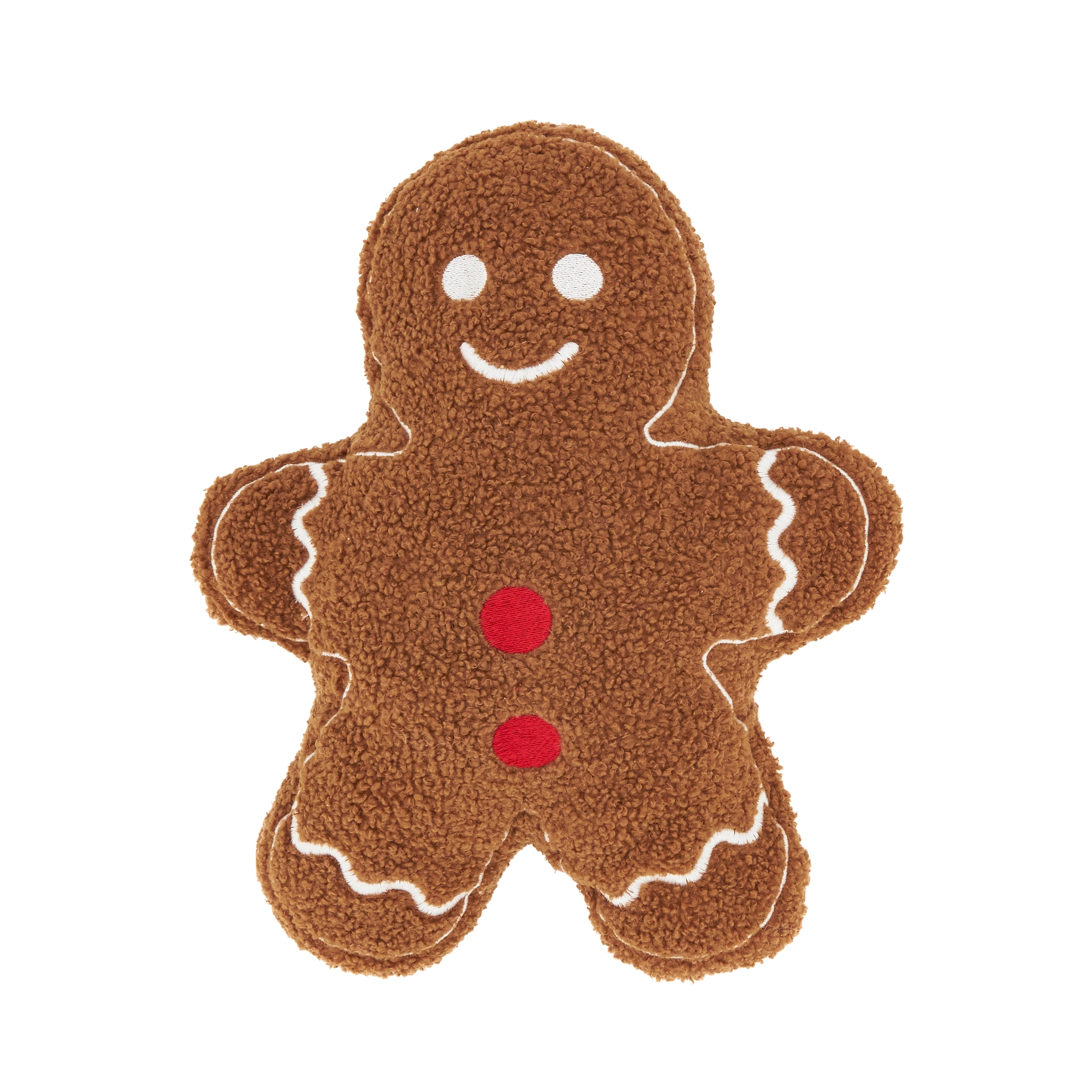 Gingerbread Warmth Poly Filled Throw Pillow