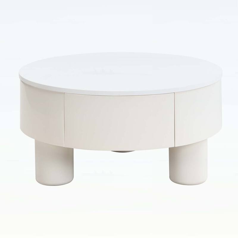 Modern Nesting Coffee Table Set of 2 with Storage,for Living Room