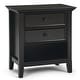 preview thumbnail 2 of 104, WYNDENHALL Halifax SOLID WOOD 24 inch Wide Bedside Nightstand Table