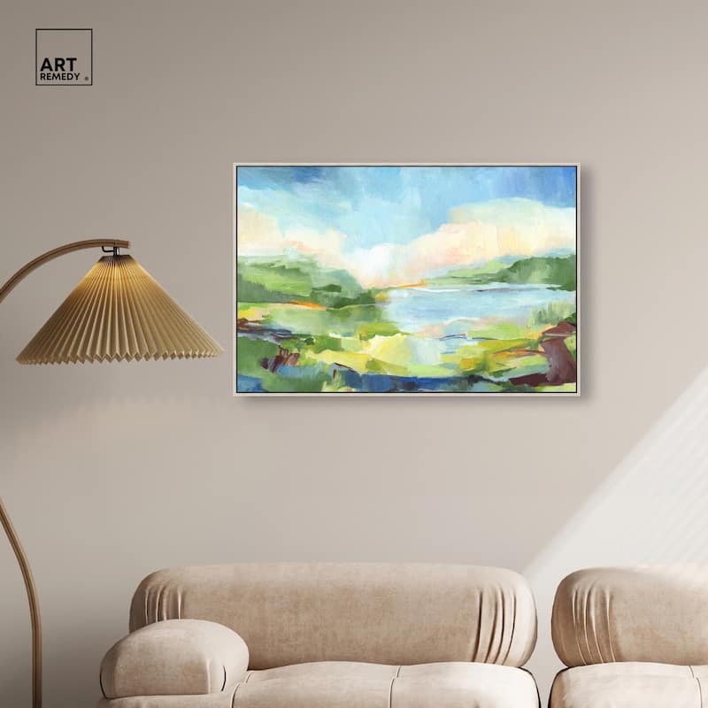 Walk on a Sunny Day Canvas by Art Remedy