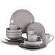 preview thumbnail 71 of 76, vancasso Navia 16-piece Stoneware Dinnerware Set (Service for 4) Anchor