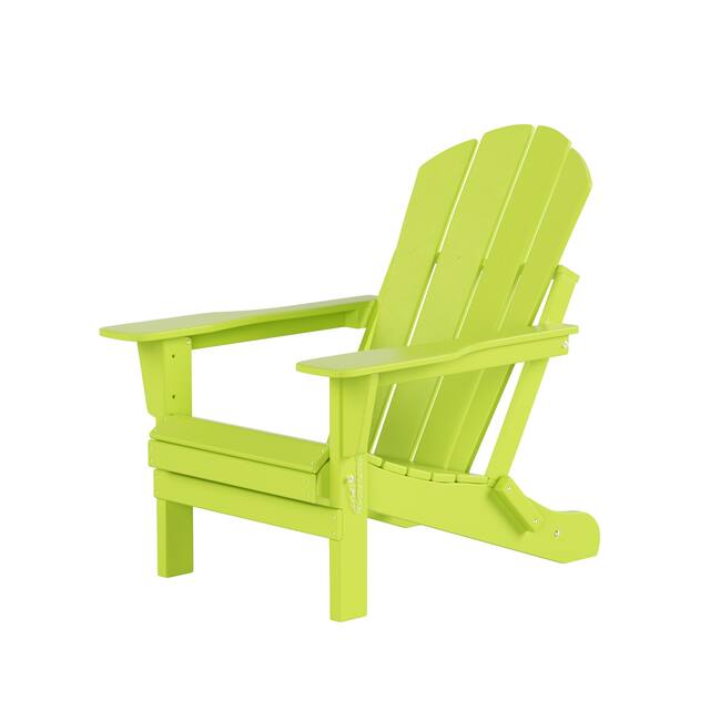 Laguna Outdoor Eco-Friendly Poly Folding Adirondack Chair (Set of 2)