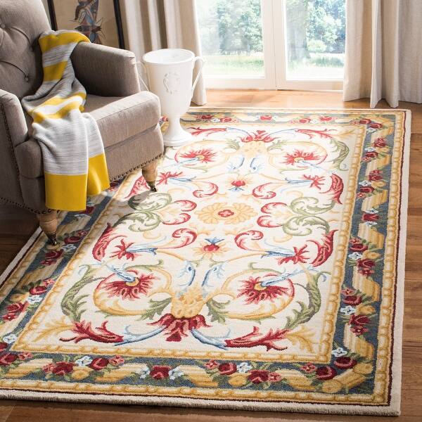 Shop Black Friday Deals On Safavieh Handmade Blossom Mignon Modern Floral Wool Rug On Sale Overstock 22561053
