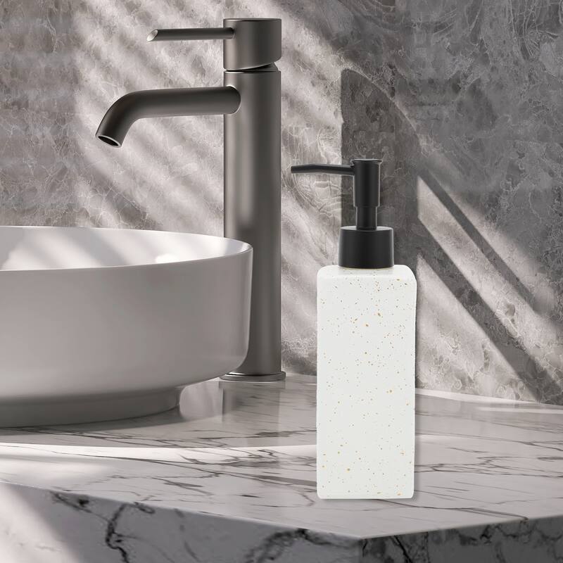 Square Simple Soap Pump Dispenser for Laundry Rooms 350ml 1 Pcs