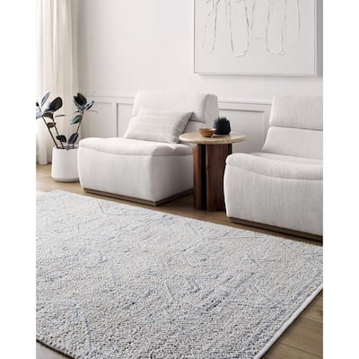 Livabliss Provence Mid-Century Modern Tribal Indoor/Outdoor Area Rug