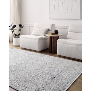 Livabliss Provence Mid-Century Modern Tribal Indoor/Outdoor Area Rug