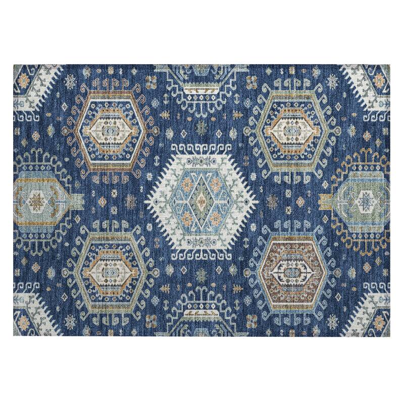 Machine Washable Indoor/ Outdoor Global Akron Chantille Rug
