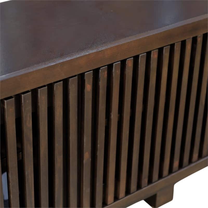 Origins by Alpine Nara 80" TV Console - Walnut