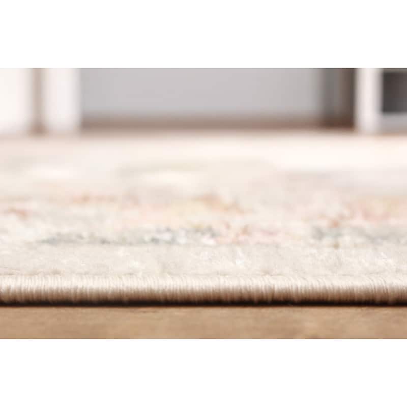 ECARPETGALLERY Machine Woven Bijara Traditional Area Rug
