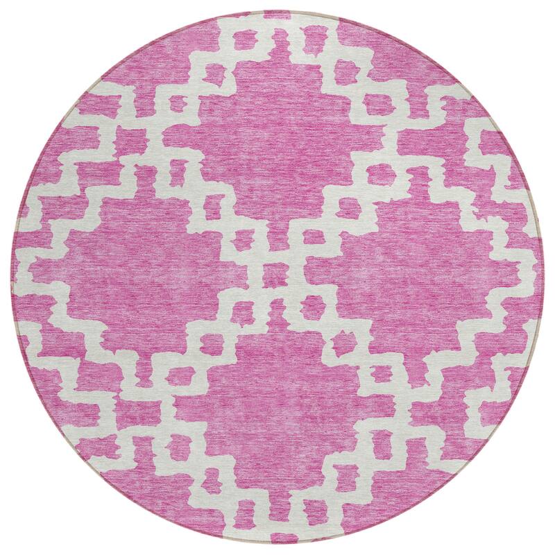 HomeRoots Geometric Transitional Rectangle Outdoor Rug