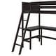 preview thumbnail 15 of 21, Merax Wooden Loft Bed with Shelves and Desk