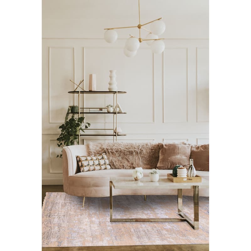 ECARPETGALLERY Hand-knotted Legacy Tan Silk, Wool Rug - 8'0 x 10'0