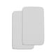preview thumbnail 5 of 38, BreathableBaby All-in-One Fitted Sheet & Waterproof Cover for 36" x 18" Cradle Mattress (2-Pack) Gray