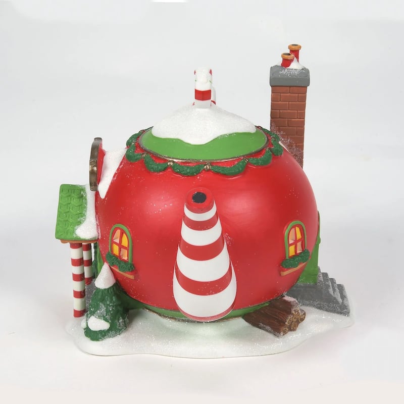 department 56 lighted christmas peppermint tea shop #6011406