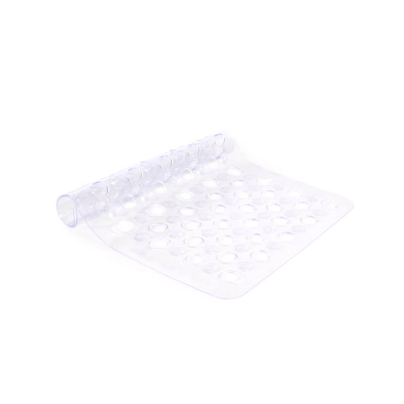 Kenney Microban Protected Vinyl Bath Mat, 27" L x 14.5" W
